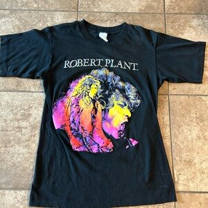 Vintage 1990 Robert Plant Manic Nirvana Shirt